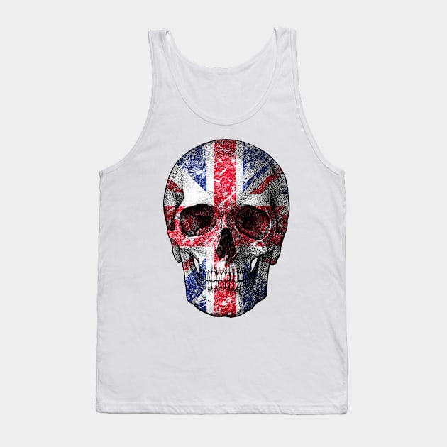 UK Skull Tank Top by valentinahramov